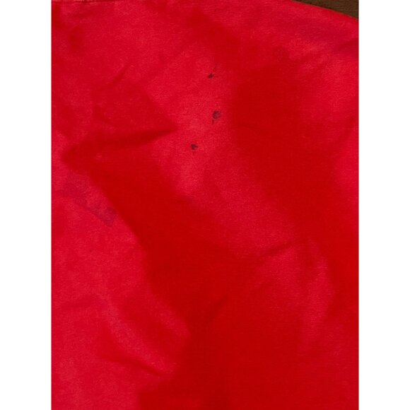 J. Peterman Co. Vintage Red Cotton Leather Trim  Barn Coat Work Wear Jacket XL - Picture 6 of 7